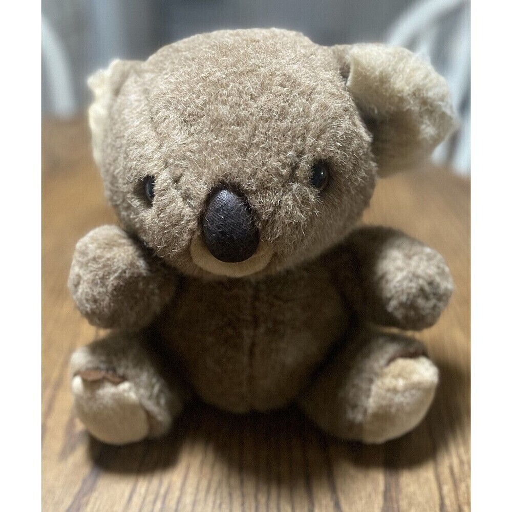 Vintage Playful Pals Mervyns Hand Puppet Koala Bear Plush Stuffed Animal Toy